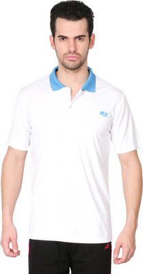 

Vector X Solid Men's Polo Neck White T-Shirt