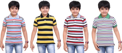 

Dongli Boys Printed T Shirt(Multicolor, Pack of 4)