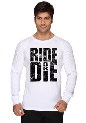 

SayItLoud Printed Men's Round Neck White T-Shirt