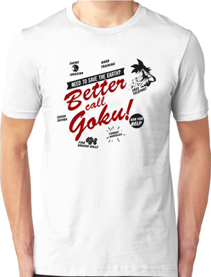 

Foscous Printed Men's Round Neck White T-Shirt