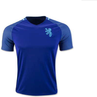

Marex Printed Men's Round Neck Blue T-Shirt