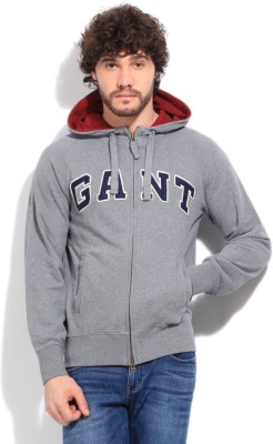 

Gant Solid Men's Hooded Grey T-Shirt, 92