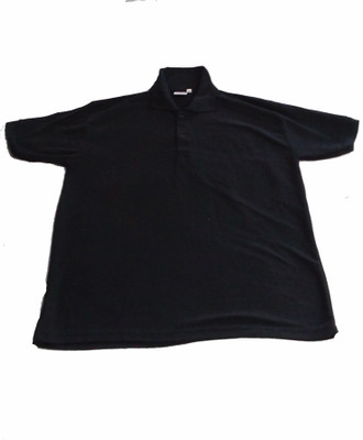 

Alagh Fashions Solid Men's Polo Neck Black T-Shirt