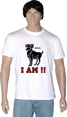 

Tshirt.in Graphic Print Men's Round Neck White T-Shirt, Pearl white