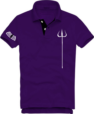 33% OFF on Vimanika Solid Men's Polo Neck Purple T-Shirt 33% OFF on Vimanika Solid Men's Polo Neck Purple T-Shirt