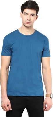 

Izinc Solid Men' Round Neck Light Blue T-Shirt