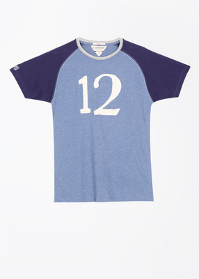 

Pepe Jeans Printed Men's Round Neck Blue T-Shirt, Navy mel