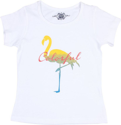 

Chalk by Pantaloons Girls Graphic Print T Shirt(White