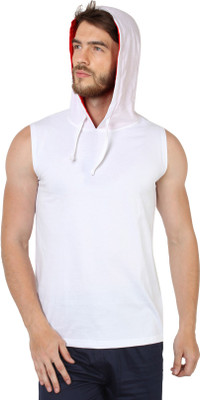 

SayItLoud Solid Men's Round Neck White T-Shirt