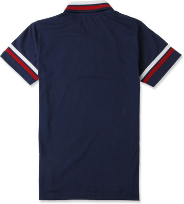 

London Fog Boys Solid Cotton T Shirt(Blue, Pack of 1, Insignia blue