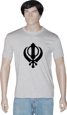 

Tshirt.in Graphic Print Men's Round Neck Grey T-Shirt, Grey melange