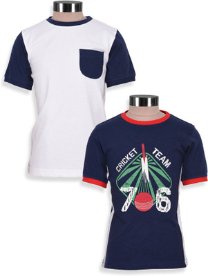 

Mothercare Boys Solid T Shirt(White, Pack of 2, Multi