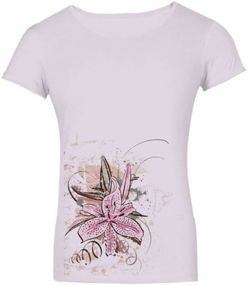 

SayItLoud Printed Women' Round Neck White T-Shirt