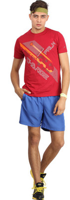 

Proline Solid Men's Round Neck Red T-Shirt, Br