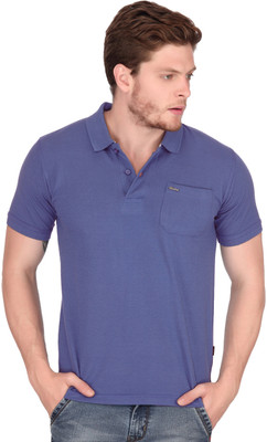 

Fritzberg Solid Men' Round Neck Purple T-Shirt
