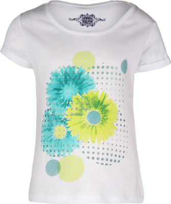 

Chalk by Pantaloons Girls Graphic Print T Shirt(White