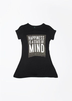 

United Colors of Benetton Girls T Shirt, Black