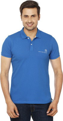 

Invictum Solid Men's Polo Neck Blue T-Shirt, Astonishing blue