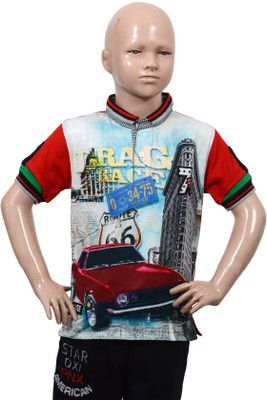 12% OFF on Puppet Nx Boys Printed T Shirt(Red, Pack of 1) 12% OFF on Puppet Nx Boys Printed T Shirt(Red, Pack of 1)