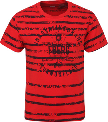 

Fritzberg Boys Printed T Shirt(Red