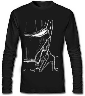 

SayItLoud Graphic Print Men's Round Neck Black T-Shirt