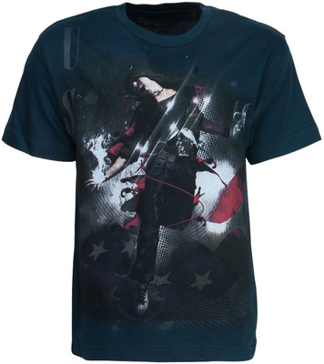 

Fritzberg Boys Printed T Shirt(Blue, Peacock