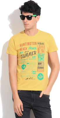 

Lee Men's Yellow T-Shirt, Corn silk