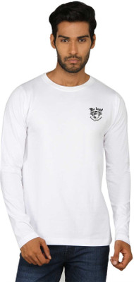 

SayItLoud Printed Men's Round Neck White T-Shirt