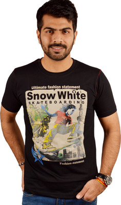 

Miller & Schweizer Solid Men's Round Neck Black T-Shirt
