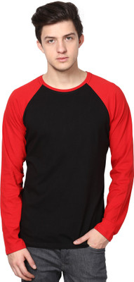 

Izinc Solid Men' Round Neck Black T-Shirt