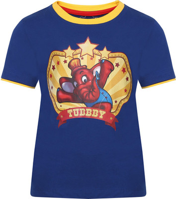 Imagica Boys Printed T Shirt(Black, Pack of 1)