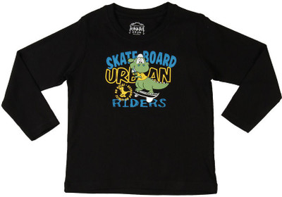 

Chalk by Pantaloons Boys Printed T Shirt(Black, Pack of 1