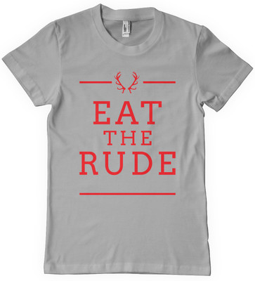 

Rawpockets Graphic Print Men' Round Neck Grey T-Shirt