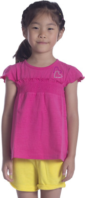40% OFF on Sera Girls Solid T Shirt(Pink) 40% OFF on Sera Girls Solid T Shirt(Pink)