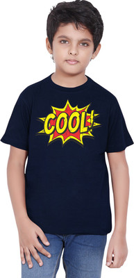 

Tantra Boys Graphic Print T Shirt(Dark Blue, Pack of 1), Navy blue