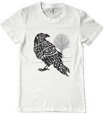 

Rawpockets Graphic Print Men's Round Neck White T-Shirt
