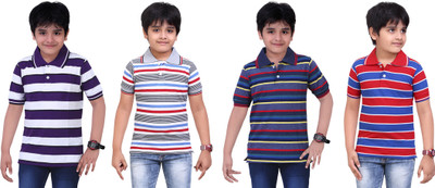 

Dongli Boys Printed T Shirt(Multicolor, Pack of 4), Combo color