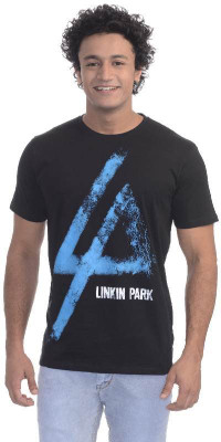 

Linkin Park Printed Men's Round Neck Black T-Shirt