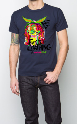 

Hindu Kush Self Design Men's Round Neck Dark Blue T-Shirt, Navy blue