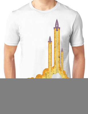 

Foscous Printed Men's Round Neck White T-Shirt