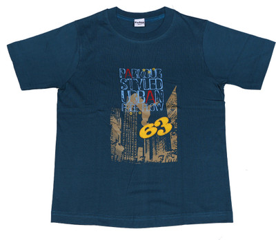 

Padma Boys Printed Hoisery T Shirt(Dark Blue, Pack of 1, Ball blue