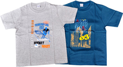 

Padma Boys Printed T Shirt(Multicolor, Pack of 2