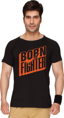 

SayItLoud Printed Men's Round Neck Black T-Shirt