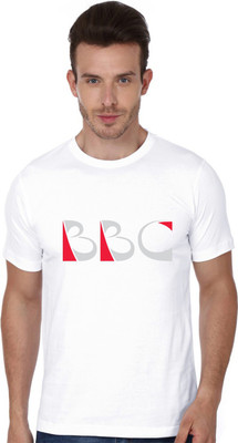 

Trendster Printed Men's Round Neck White T-Shirt