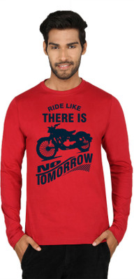 

SayItLoud Printed Men' Round Neck Maroon T-Shirt