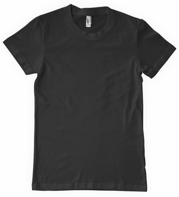 

DNA Solid Men' Round Neck Black T-Shirt