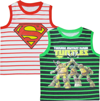 Hoodz Striped Men's Round Neck Red, Green T-Shirt(Pack of 2), Green;red