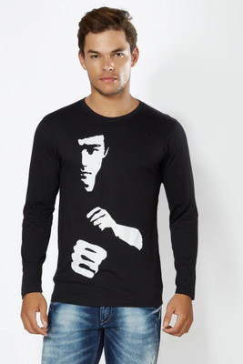 

Alan Jones Graphic Print Men's Round Neck Black T-Shirt