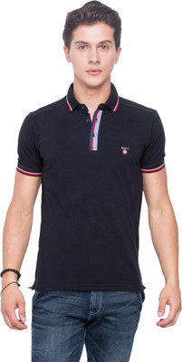 

Mufti Solid Men's Polo Neck Blue T-Shirt, Navy