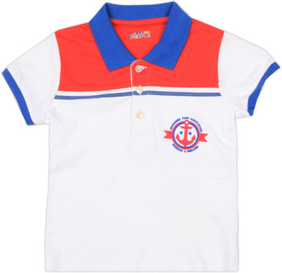 

People Boys Solid Cotton T Shirt(White